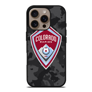 COLORADO RAPIDS MLS BLACK CAMO iPhone 16 Pro Case Cover