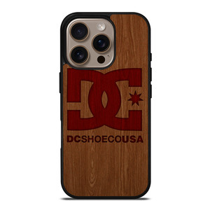 DC SHOES SKATEBOARD WOODEN LOGO iPhone 16 Pro Case Cover