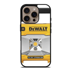 DEWALT TOOL LOGO LED WORK LIGHT iPhone 16 Pro Case Cover