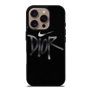 DIOR X NIKE LOGO iPhone 16 Pro Case Cover DIOR X NIKE LOGO iPhone 16 Pro Case Cover
