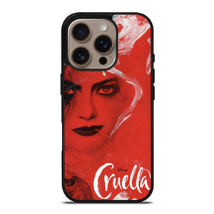 DISNEY CRUELLA DE VIL RED iPhone 16 Pro Case Cover