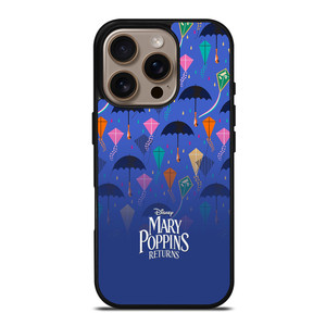 DISNEY MARY POPPINS PATTERN iPhone 16 Pro Case Cover