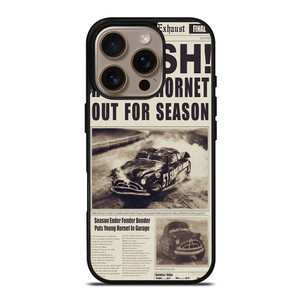 DOG HUDSON HORNET CARS MAGAZINE iPhone 16 Pro Case Cover