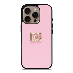 DOLCE AND GABBANA PINK LOGO iPhone 16 Pro Case Cover
