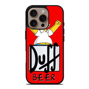 DUFF BEER THE SIMPSONS CARTOON 4 iPhone 16 Pro Case Cover