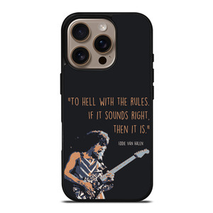 EDDIE VAN HALEN QUOTES iPhone 16 Pro Case Cover