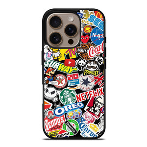 FAMOUS BRAND LOGO MIX iPhone 16 Pro Case Cover FAMOUS BRAND LOGO MIX iPhone 16 Pro Case Cover