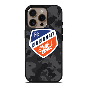 FC CINCINNATI MLS BLACK CAMO iPhone 16 Pro Case Cover
