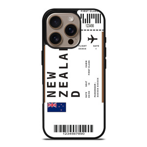 FLIGHT TICKETS NEW ZEALAND iPhone 16 Pro Case Cover