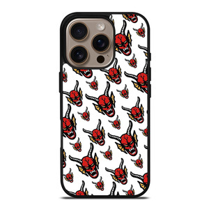 HELLFIRE CLUB STRANGER THINGS PATTERN iPhone 16 Pro Case Cover