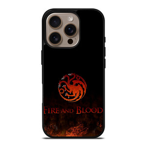 HOUSE OF THE DRAGON FIRE AND BLOOD iPhone 16 Pro Case Cover HOUSE OF THE DRAGON FIRE AND BLOOD iPhone 16 Pro Case Cover