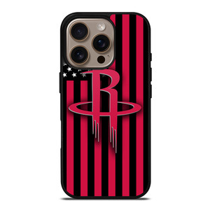 HOUSTON ROCKETS NBA USA FLAG iPhone 16 Pro Case Cover