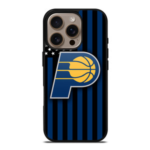 INDIANA PACERS NBA USA FLAG iPhone 16 Pro Case Cover