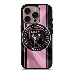 INTER MIAMI SOCCER FOOTBALL CLUB LOGO iPhone 16 Pro Case Cover