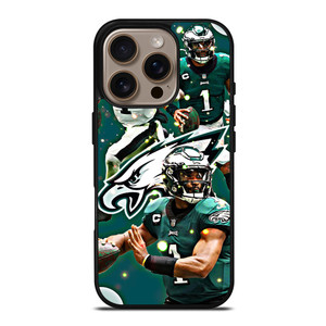 JALEN HURTS PHILADELPHIA EAGLES FOOTBALL iPhone 16 Pro Case Cover