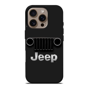 JEEP LOGO OFF ROAD CAR EMBLEM iPhone 16 Pro Case Cover