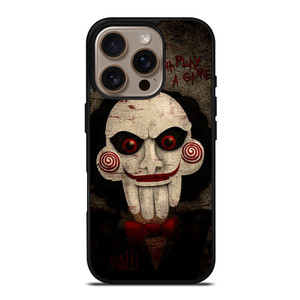 JIGSAW MOVIES I WANNA PLAY A GAME iPhone 16 Pro Case Cover JIGSAW MOVIES I WANNA PLAY A GAME iPhone 16 Pro Case Cover