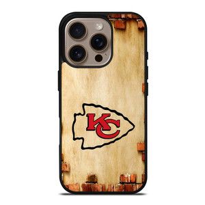 KANSAS CITY CHIEFS NFL FOOTBALL BRICKED iPhone 16 Pro Case Cover