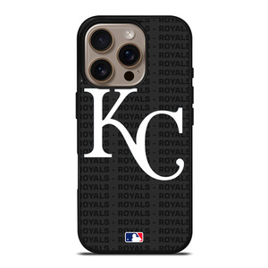 KANSAS CITY ROYALS BASEBALL BLACK iPhone 16 Pro Case Cover