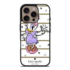 KATE SPADE NEW YORK LOGO DAISY DUCK DISNEY iPhone 16 Pro Case Cover