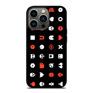 LOVE DEATH AND ROBOTS PATTERN iPhone 13 Pro Case Cover