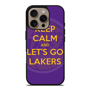 KEEP CALM AND GO LAKERS iPhone 16 Pro Case Cover