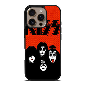 KISS RED ROCK BAND iPhone 16 Pro Case Cover