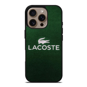 LACOSTE FASHION LOGO GREEN ICON iPhone 16 Pro Case Cover