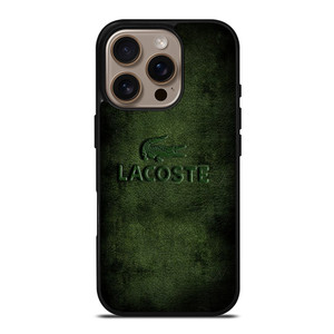 LACOSTE LEATHER iPhone 16 Pro Case Cover LACOSTE LEATHER iPhone 16 Pro Case Cover