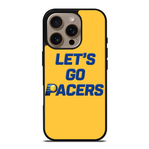LETS GO INDIANA PACERS NBA BASKETBALL iPhone 16 Pro Case Cover LETS GO INDIANA PACERS NBA BASKETBALL iPhone 16 Pro Case Cover