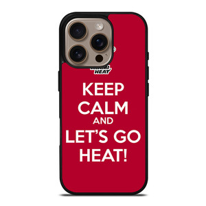 LETS GO MIAMI HEAT NBA BASKETBALL 3 iPhone 16 Pro Case Cover