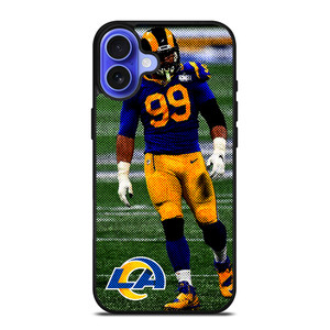 AARON DONALD 99 LOS ANGELES RAMS NFL FOOTBALL 2 iPhone 16 Case Cover AARON DONALD 99 LOS ANGELES RAMS NFL FOOTBALL 2 iPhone 16 Case Cover