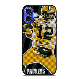 AARON RODGERS GREEN BAY PACKERS NFL 2 iPhone 16 Case Cover