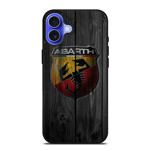 ABARTH CAR WOODEN LOGO iPhone 16 Case Cover ABARTH CAR WOODEN LOGO iPhone 16 Case Cover