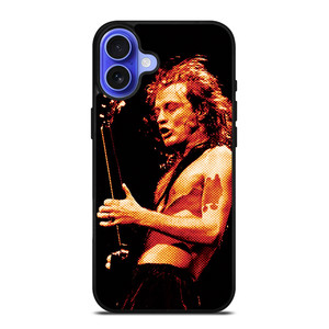 ACDC ANGUS YOUNG ROCK BAND GUITARIST iPhone 16 Case Cover
