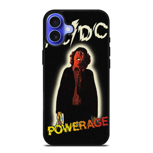 ACDC ROCK BAND POWERAGE iPhone 16 Case Cover ACDC ROCK BAND POWERAGE iPhone 16 Case Cover