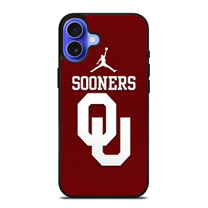 AIR JORDAN OKLAHOMA SOONERS UNIVERSITY FOOTBALL TEAM LOGO iPhone 16 Case Cover AIR JORDAN OKLAHOMA SOONERS UNIVERSITY FOOTBALL TEAM LOGO iPhone 16 Case Cover