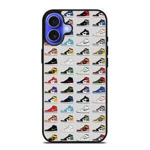 AIR JORDAN SHOES COLLAGE iPhone 16 Case Cover AIR JORDAN SHOES COLLAGE iPhone 16 Case Cover