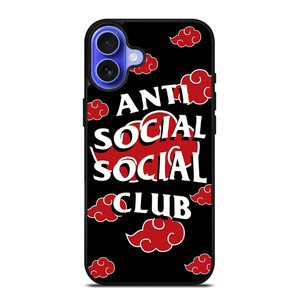 AKATSUKI ANTI SOCIAL SOCIAL CLUB iPhone 16 Case Cover AKATSUKI ANTI SOCIAL SOCIAL CLUB iPhone 16 Case Cover