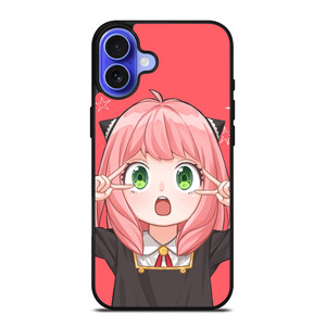 ANYA SPY X FAMILY PINK iPhone 16 Case Cover ANYA SPY X FAMILY PINK iPhone 16 Case Cover