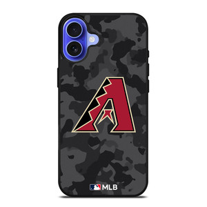 ARIZONA DIAMONDBACKS BASEBALL BLACK CAMO iPhone 16 Case Cover