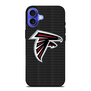 ATLANTA FALCONS FOOTBALL TEXT iPhone 16 Case Cover ATLANTA FALCONS FOOTBALL TEXT iPhone 16 Case Cover