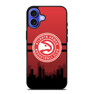 ATLANTA HAWKS NBA SKYLINE iPhone 16 Case Cover