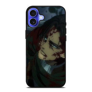 ATTACK ON TITAN LEVI ACKERMAN FIGHT iPhone 16 Case Cover ATTACK ON TITAN LEVI ACKERMAN FIGHT iPhone 16 Case Cover