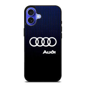 AUDI CAR BLUE iPhone 16 Case Cover