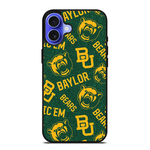 BAYLOR BEARS LOGO BASKETBALL UNIVERSITY TEAM iPhone 16 Case Cover