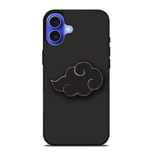 BLACK AKATSUKI iPhone 16 Case Cover