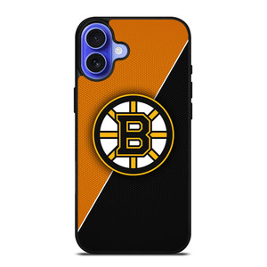 BOSTON BRUINS NHL HOCKEY LOGO iPhone 16 Case Cover BOSTON BRUINS NHL HOCKEY LOGO iPhone 16 Case Cover