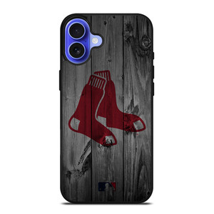 BOSTON RED SOX BASEBALL MLB WOOD LOGO iPhone 16 Case Cover BOSTON RED SOX BASEBALL MLB WOOD LOGO iPhone 16 Case Cover