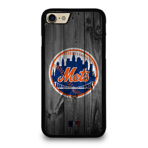 NEW YORK METS BASEBALL MLB WOOD LOGO iPhone 7 / 8 Case Cover NEW YORK METS BASEBALL MLB WOOD LOGO iPhone 7 / 8 Case Cover